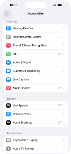 Press the required category below 
