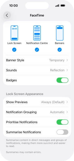 Press Notification Grouping.