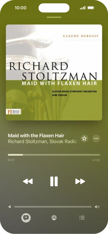 Press arrow right to go to the next audio file.
