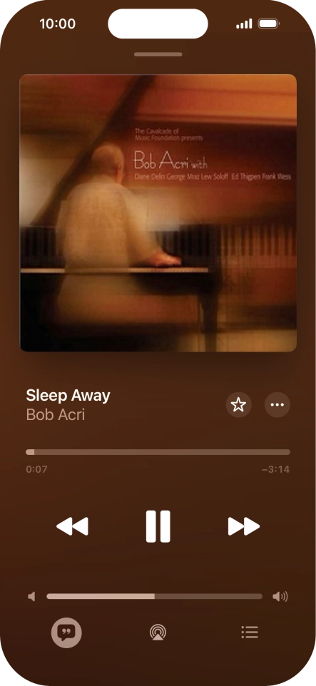 Press arrow right to go to the next audio file.