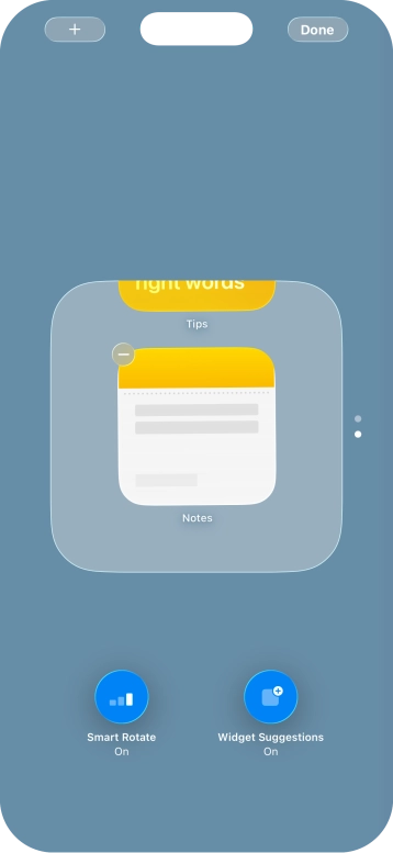 Press Smart Rotate to turn the function on or off.