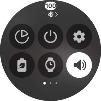 Press the power off icon.
