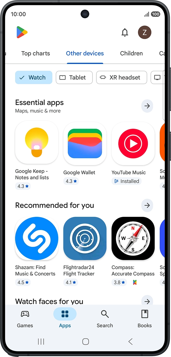 On your phone: Press Search. On your phone: Press Search.