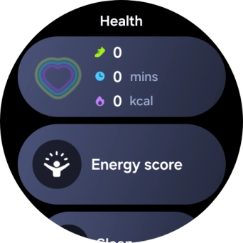 Press and hold the required widget. Press and hold the required widget.