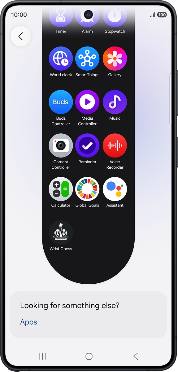 On your phone: Press and hold the required app.