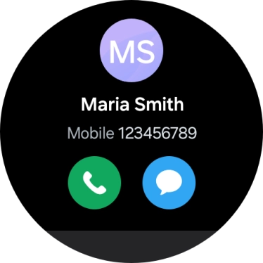 Press the call icon. Press the call icon.