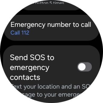 Press Emergency number to call. Press Emergency number to call.