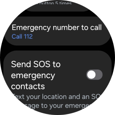 Press Emergency number to call. Press Emergency number to call.