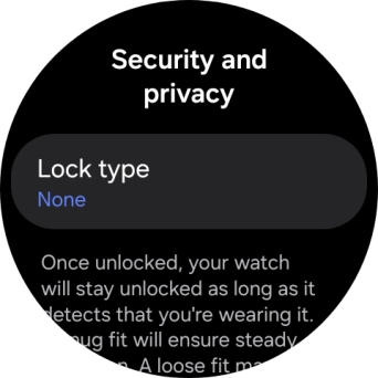 Press Lock type. Press Lock type.