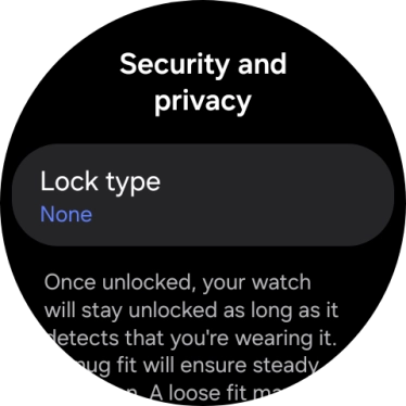 Press Lock type. Press Lock type.