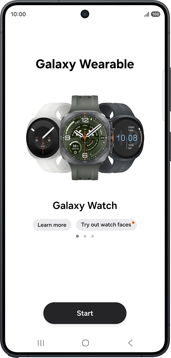 On your phone: Press Start. On your phone: Press Start.