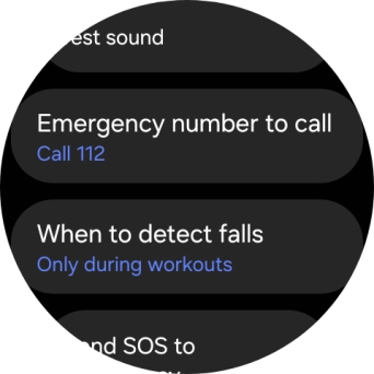 Press Emergency number to call. Press Emergency number to call.