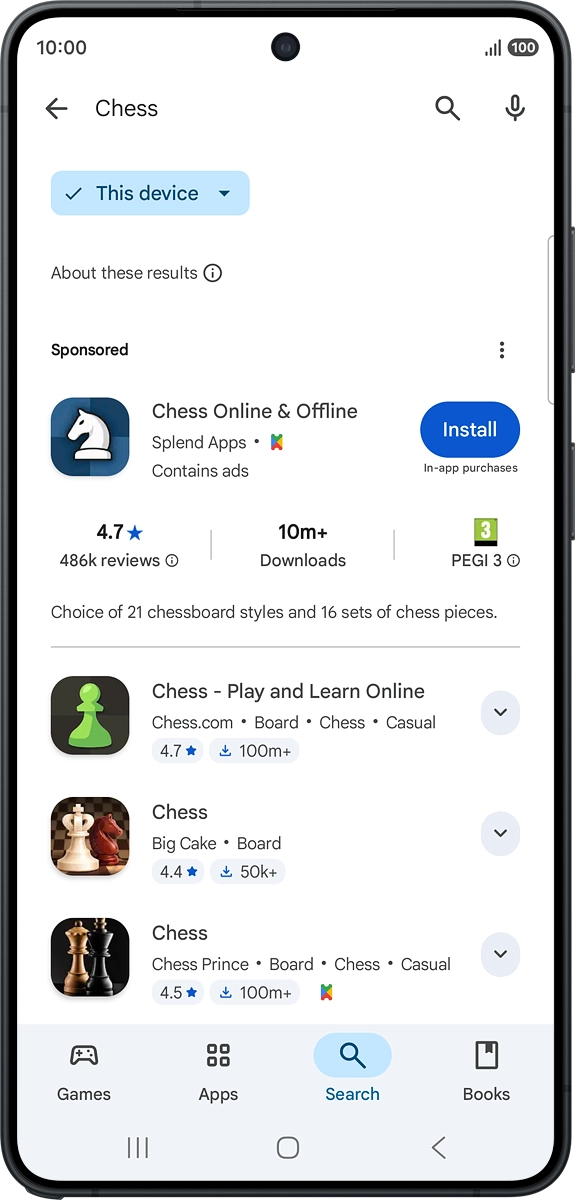 On your phone: Press the device selection drop down list. On your phone: Press the device selection drop down list.
