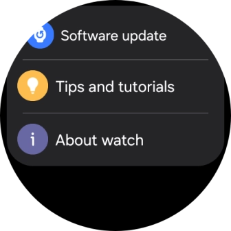 Press Software update.