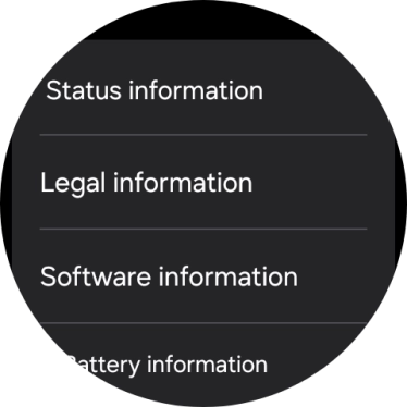 Press Status information. Press Status information.