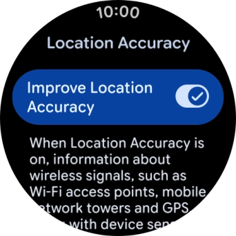 If you press the indicator next to 