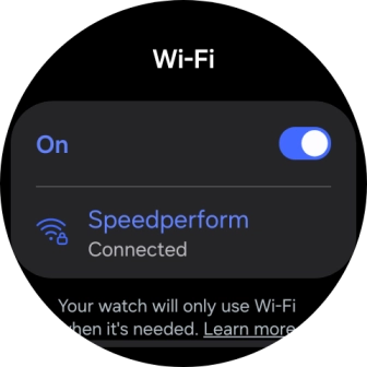 Press the Home key to return to the home screen.