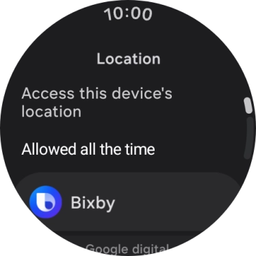 Press the required app.
