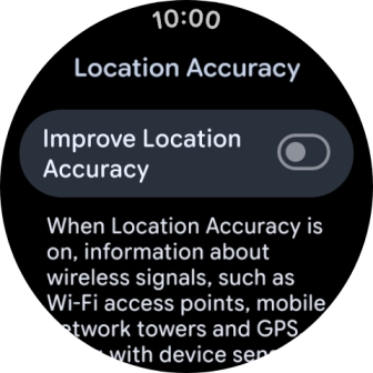 If you press the indicator next to 