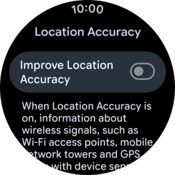 If you press the indicator next to 