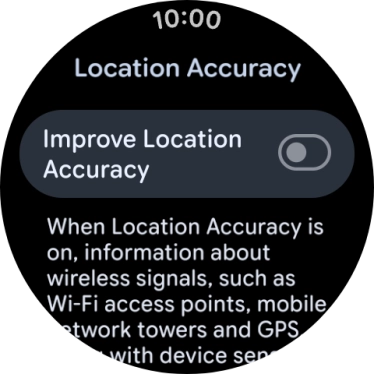 If you press the indicator next to 