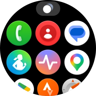 Press the running applications icon.