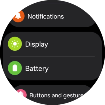Press Display. Press Display.