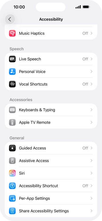 Press the required category below 