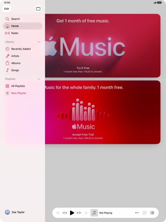 Press New Playlist. Press New Playlist.