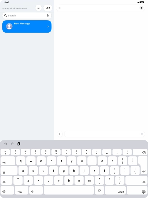 Press the add icon. Press the add icon.