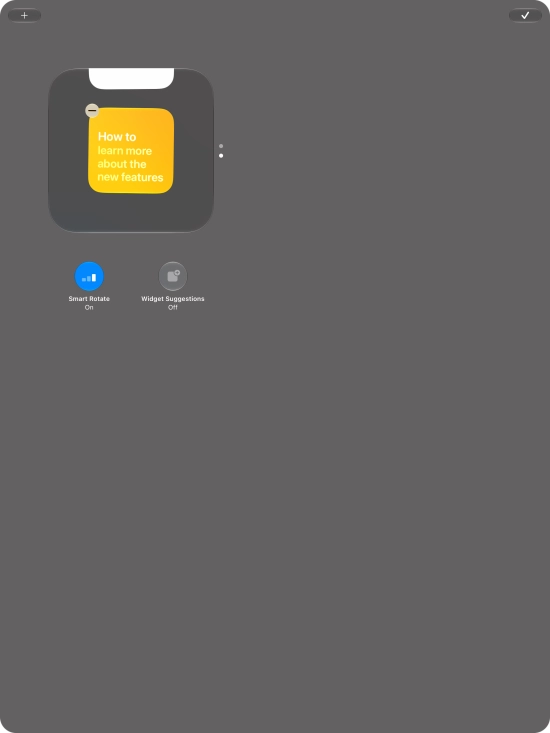 Press Smart Rotate to turn the function on or off. Press Smart Rotate to turn the function on or off.