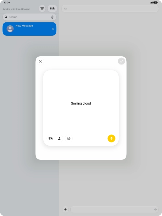 To use an existing media type as a template for your Genmoji, press the required media type and follow the instructions on the screen to select it. To use an existing media type as a template for your Genmoji, press the required media type and follow the instructions on the screen to select it.