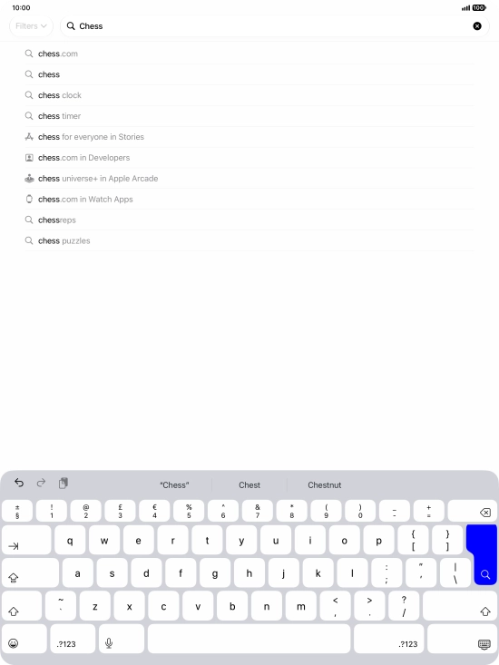 Key in the name or subject of the required app and press enter. Key in the name or subject of the required app and press enter.