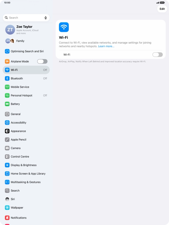 Press the indicator next to Press the indicator next to