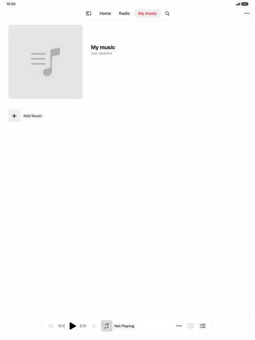 Press Add Music. Press Add Music.
