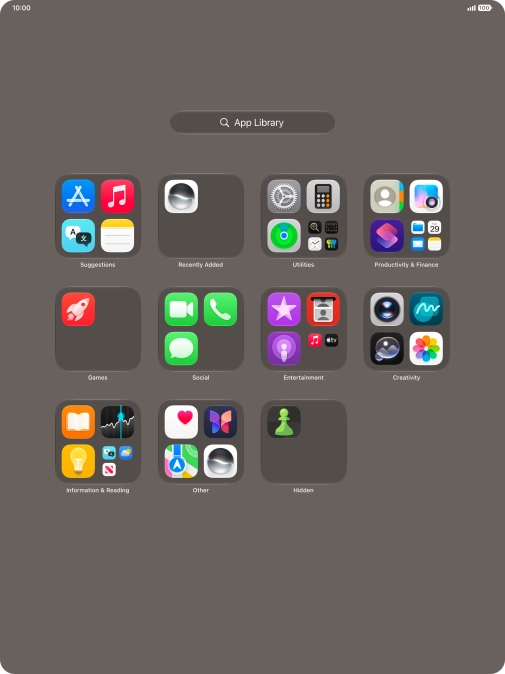 Press and hold the required app. Press and hold the required app.