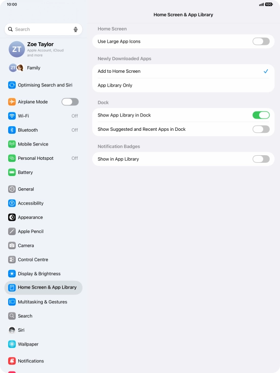 To add new downloaded apps to both the home screen and App Library, press Add to Home Screen. To add new downloaded apps to both the home screen and App Library, press Add to Home Screen.