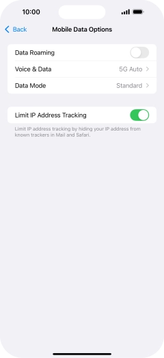 Press Data Mode.