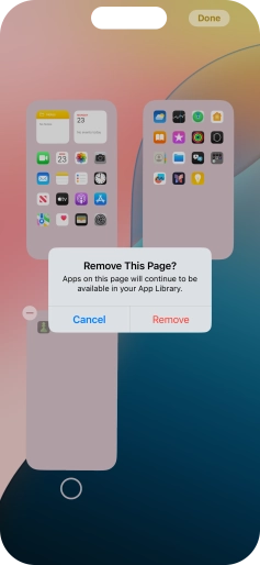 Press Remove.