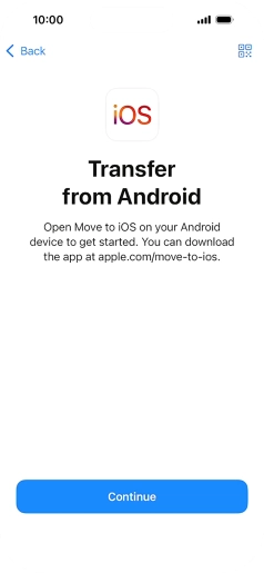 To transfer content to your phone, you need to install the app 