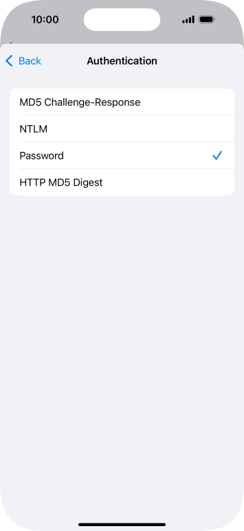 Press Password.