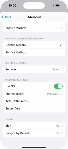 Press Authentication.