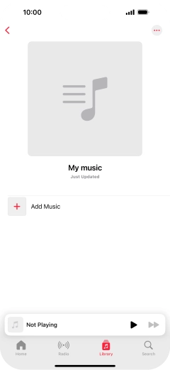 Press Add Music.