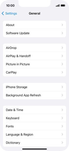 Press Background App Refresh.