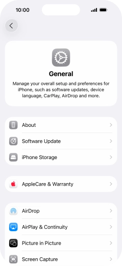 Press Software Update. If a new software version is available, it's displayed. Follow the instructions on the screen to update the phone software.