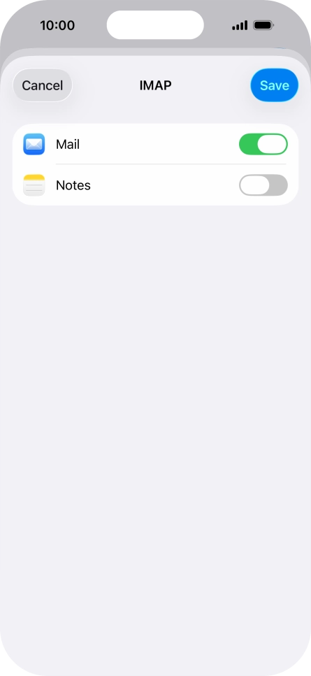 Press Save. Your email account has now been set up. To select more settings for incoming and outgoing server, proceed with the following steps.