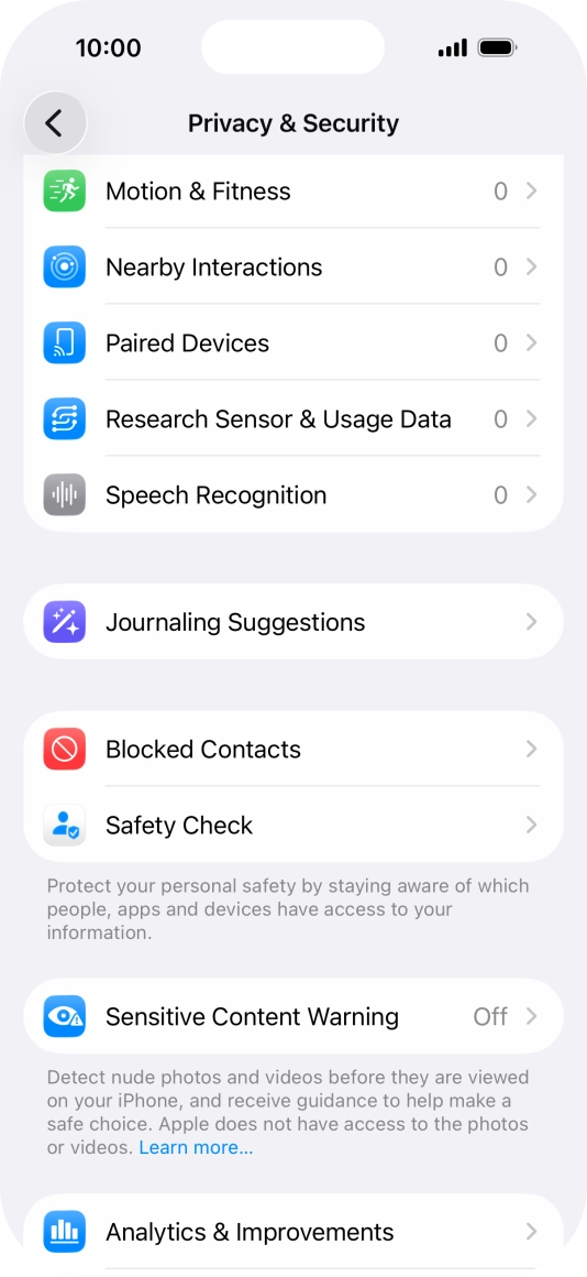 Press Sensitive Content Warning.