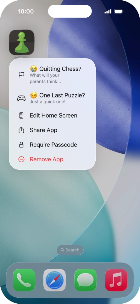 Press Require Passcode.