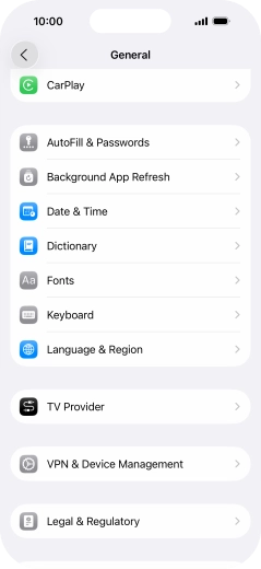 Press Background App Refresh.