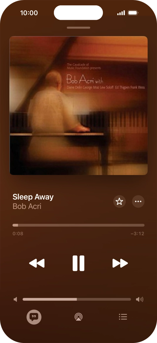 Press arrow right to go to the next audio file.